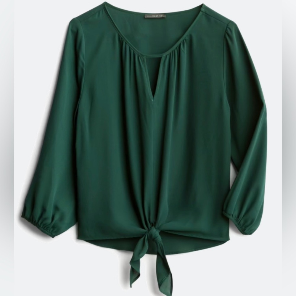 Tied Front Blouse